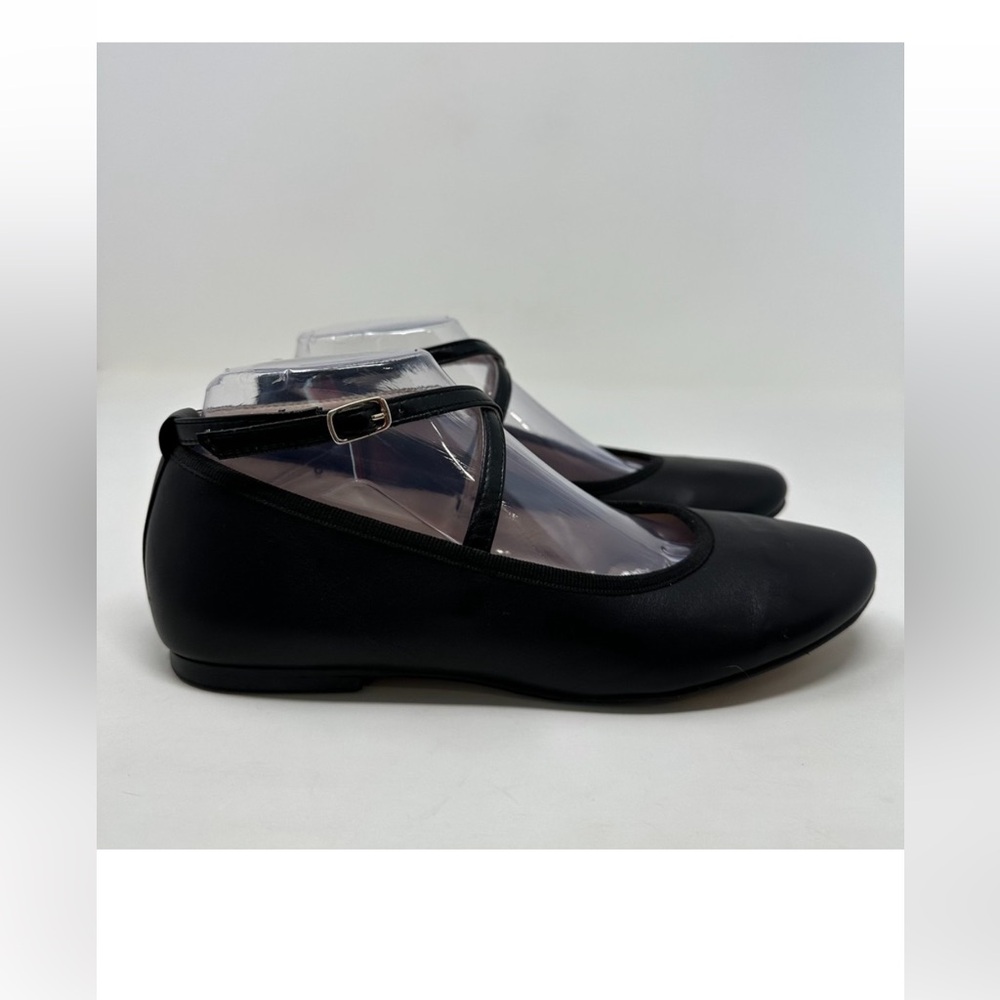 Bertuchi Leather Mary Jane Ballerina Shoes Flats Sz 38  Criss cross 7.5